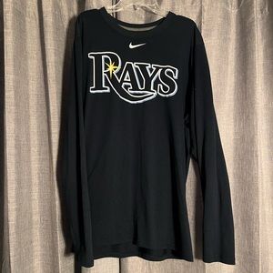 Nike Dri-fit Tampa Bay Rays Longsleeve Shirt